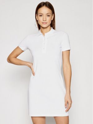 Φόρεμα Lacoste λευκό