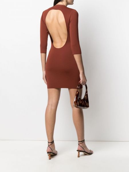 Mini vestido Drome marrón
