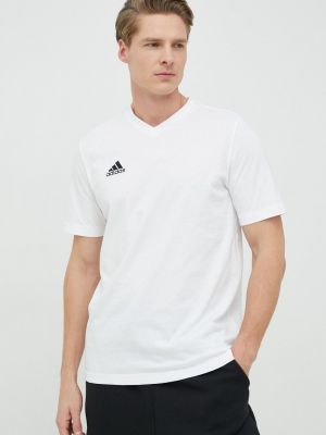 Majica jednobojna Adidas Performance bijela