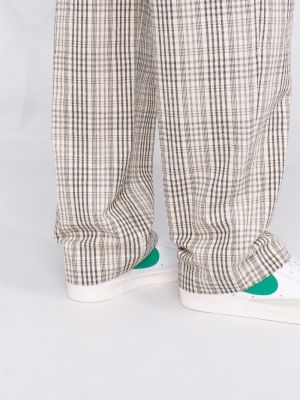 Kostkované bavlněné kalhoty Isabel Marant Etoile