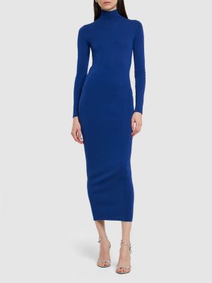 Midi haljina Tom Ford plava