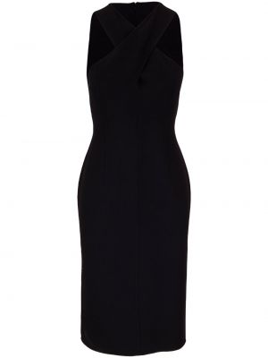 Прилепнала коктейлна рокля Michael Kors черно