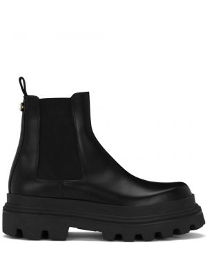 Chelsea boots en cuir Dolce & Gabbana noir