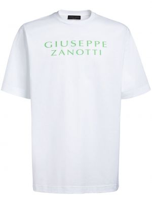 Mustriline t-särk Giuseppe Zanotti valge
