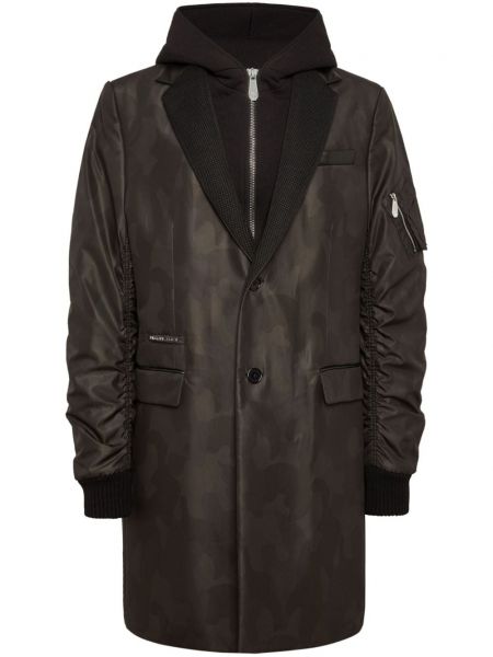 Камуфлажно дълго палто Philipp Plein