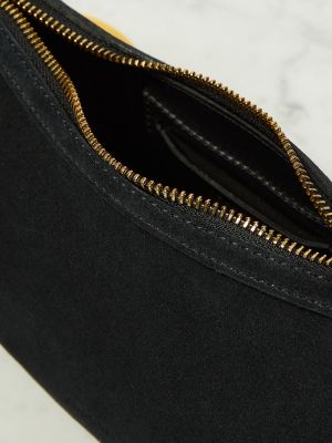 Велурени чанта за ръка Isabel Marant черно