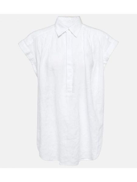 Lenvászon pólóing Polo Ralph Lauren fehér
