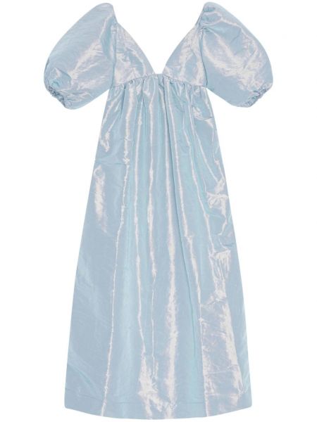 Вечерна рокля Ganni синьо