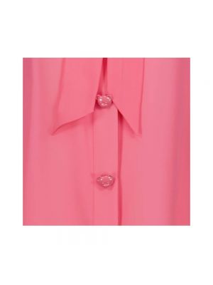 Blusa de seda Moschino rosa