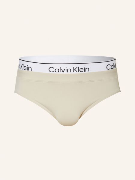 Slipy Calvin Klein beżowe