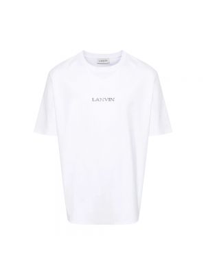 Koszulka bawełniana Lanvin biała