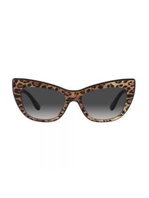 Okulary przeciwsłoneczne w panterkę Dolce And Gabbana