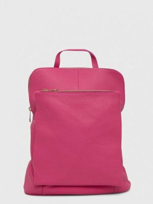 Bőr hátizsák Answear Lab - rózsaszín