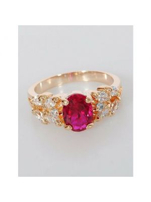 Красное кольцо Lotus Jewelry