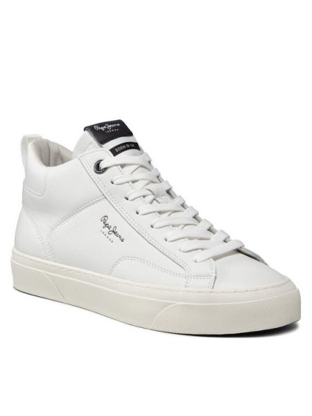 Sneakersy Yogi Original Boot PMS30789 Biały Pepe Jeans
