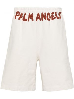 Pantaloni scurți din bumbac cu imagine Palm Angels