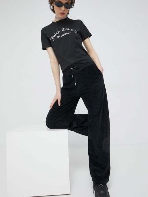 Juicy Couture pantaloni de trening culoarea negru, neted