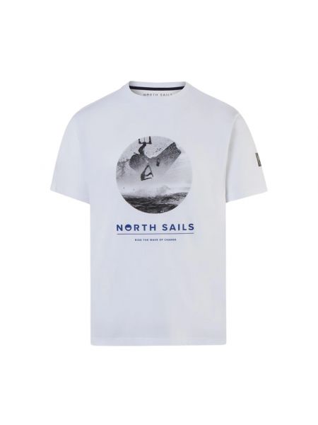 Koszulka z nadrukiem North Sails biała
