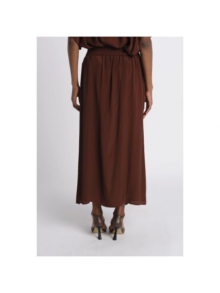 Falda larga Momoni marrón