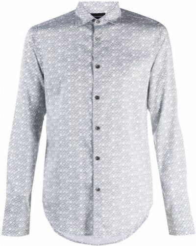 Camisa con botones Emporio Armani blanco