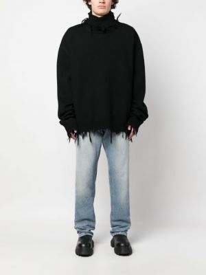 Sweter wełniany Vetements czarny