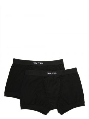 Bavlnené boxerky Tom Ford čierna