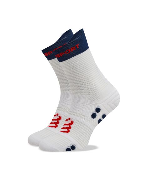 Ponožky Compressport biela