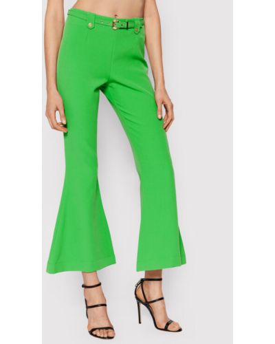 Versace Jeans Couture Pantaloni din material Flared 71HAA111 Verde Regular Fit