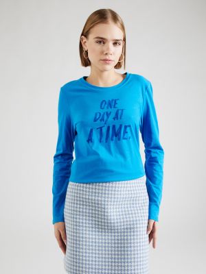 Tričko s dlhými rukávmi S.oliver modrá