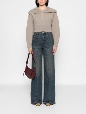 Jeansy relaxed fit Isabel Marant niebieskie