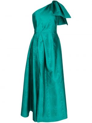 Коктейлна рокля с панделка Sachin & Babi зелено