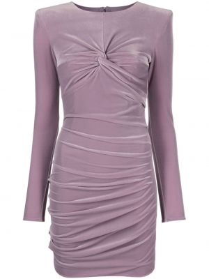 Robe de soirée drapé Elisabetta Franchi violet