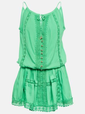 Платье мини Melissa Odabash зеленое