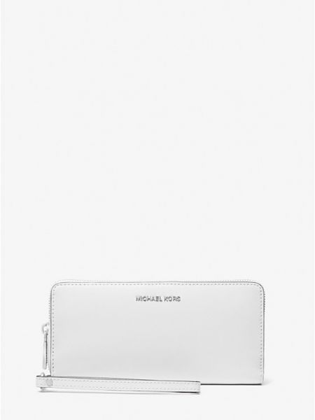 Кожаный кошелек Michael Kors белый