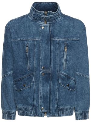 Bavlněná džínová bunda Isabel Marant