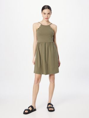 Rochie cu chihlimbar Only verde
