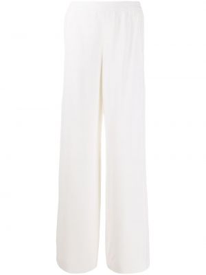Pantalones de cintura alta bootcut Agnona blanco
