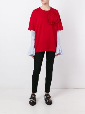 T-krekls Love Moschino sarkans