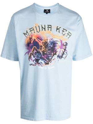 Bombažna majica s potiskom Mauna Kea