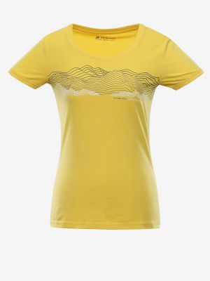 Tričko Alpine Pro žltá