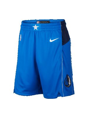 Shorts en coton en jersey Nike bleu