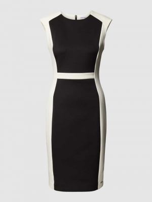 Sukienka midi neoprenowa Calvin Klein Womenswear czarna