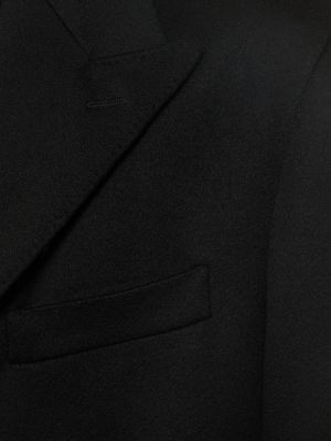 Manteau en laine Dolce & Gabbana noir