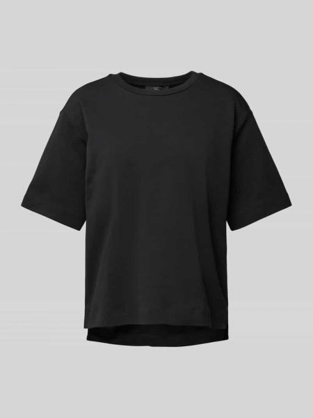 Koszulka w jednolitym kolorze Weekend Max Mara czarna