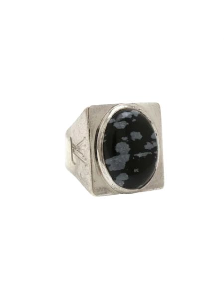 Jedwabny pierścionek Louis Vuitton Vintage czarny