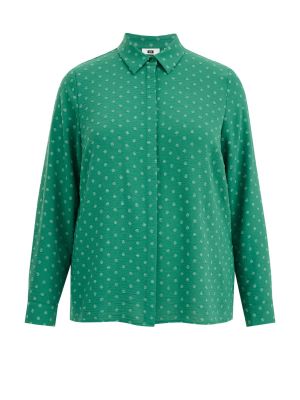 Блуза We Fashion зелено