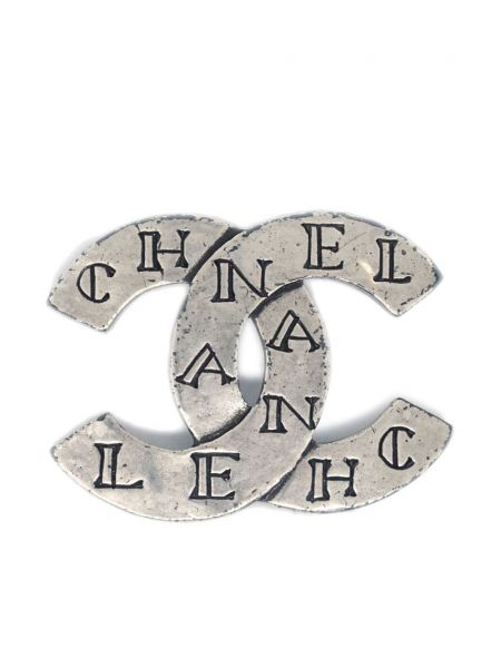Καρφίτσα Chanel Pre-owned ασημί