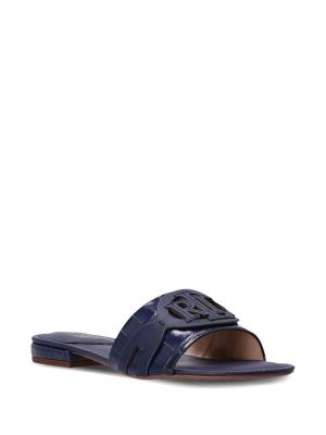 Sandales avec applique Lauren Ralph Lauren bleu