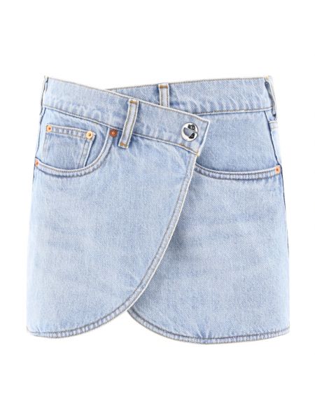 Niebieska spódnica jeansowa Coperni