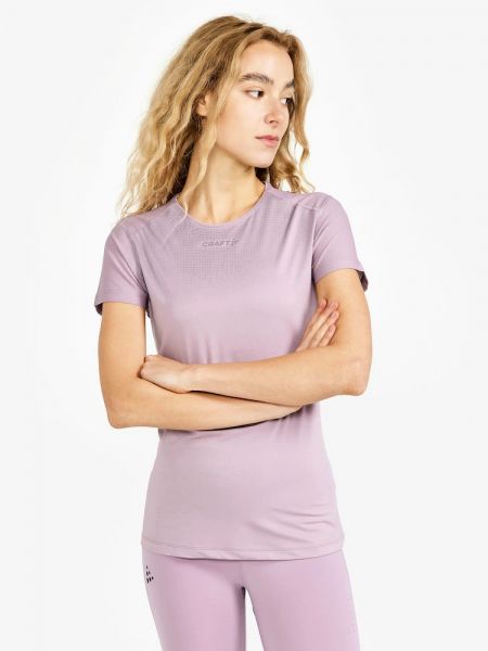 Slim fit tričko Craft fialová